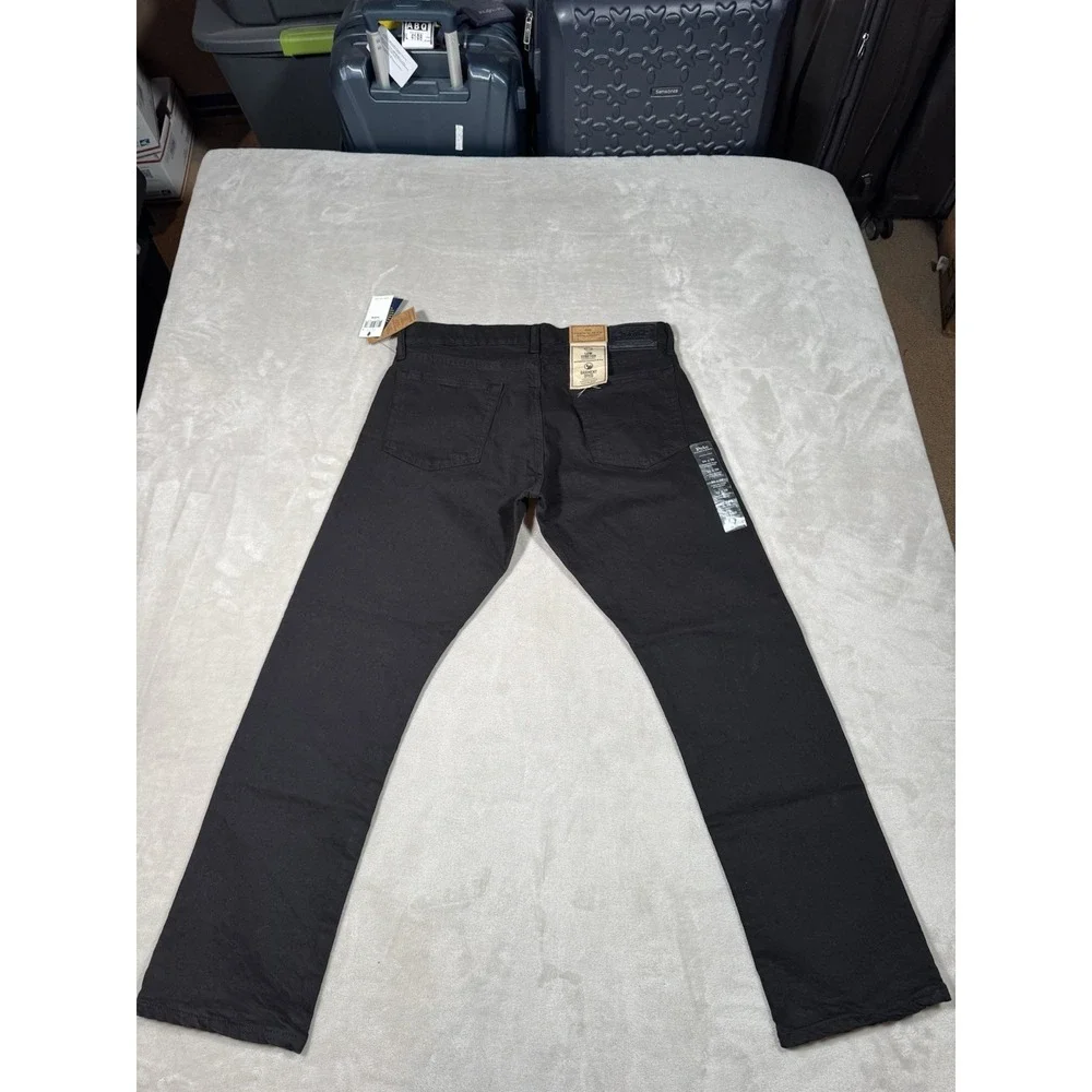 Polo Ralph Lauren Varick Slim Straight Jeans Size 34x30 Black NWT